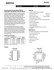 ISL6401CB datasheet pdf Intersil