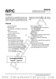 SM5907 datasheet pdf Nippon Precision Circuits Inc