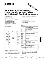 SAB8284B-P datasheet pdf Siemens