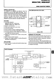 M58479P datasheet pdf Mitsubishi Electric Corporation