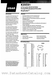 K25C81 datasheet pdf USAR Systems