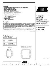 AT49BV040-12TC datasheet pdf Atmel