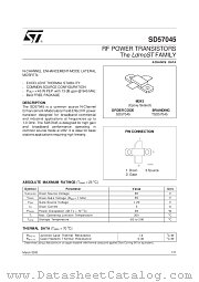 TSD57045 datasheet pdf ST Microelectronics