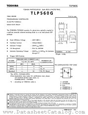 TLP560 datasheet pdf TOSHIBA