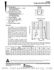 THS4001D datasheet pdf Texas Instruments