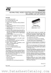 TDA9207 datasheet pdf ST Microelectronics