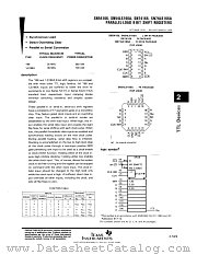 SN54LS166AW datasheet pdf Texas Instruments