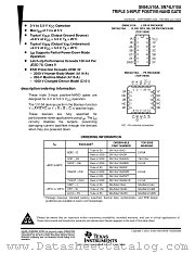 SNJ54LV10AW datasheet pdf Texas Instruments