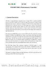 SN11085 datasheet pdf SONiX Technology Company