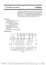 S-4630A datasheet pdf Seiko Instruments Inc