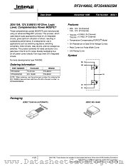 RF3V49092 datasheet pdf Intersil