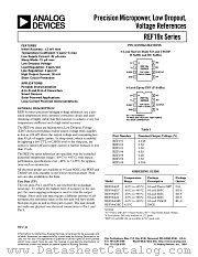 REF19XES datasheet pdf Analog Devices