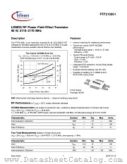 PTF210901E datasheet pdf Infineon