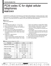BU8731 datasheet pdf ROHM