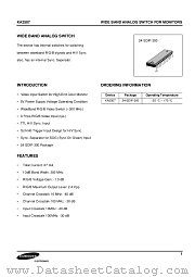 S1D2500A datasheet pdf Samsung Electronic