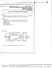 UPC1342V datasheet pdf NEC