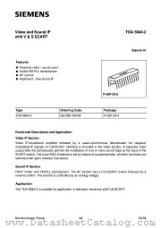 TDA5940-2 datasheet pdf Siemens