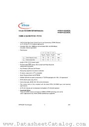 HYS64V16200GDL-75 datasheet pdf Infineon