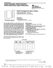 CD74ACT563 datasheet pdf Texas Instruments