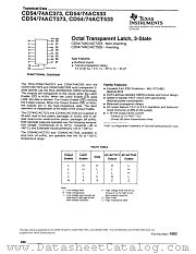 CD74ACT533 datasheet pdf Texas Instruments