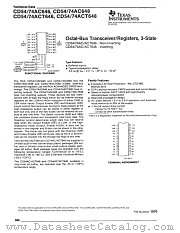 CD74AC648 datasheet pdf Texas Instruments