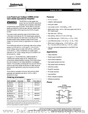EL2044CSZ datasheet pdf Intersil