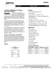 EL2045CS-T13 datasheet pdf Intersil