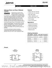 EL2126CS-T13 datasheet pdf Intersil