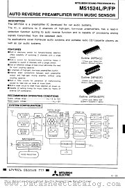 M51524P datasheet pdf Mitsubishi Electric Corporation