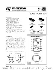 M54HC32F1R datasheet pdf ST Microelectronics