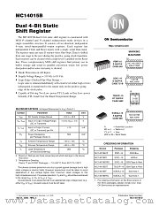 MC14015BF datasheet pdf ON Semiconductor