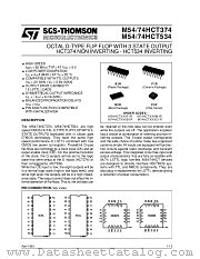 M54HCT374F1R datasheet pdf ST Microelectronics