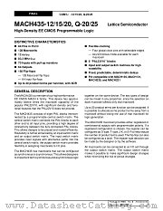 MACH435Q-25JC datasheet pdf Lattice Semiconductor