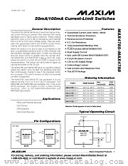 MAX4787EXK-T datasheet pdf MAXIM - Dallas Semiconductor