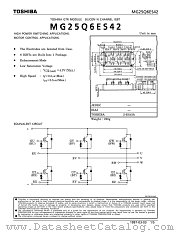 MG25Q6ES42 datasheet pdf TOSHIBA