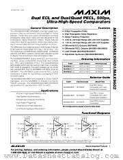 MAX9600EUP datasheet pdf MAXIM - Dallas Semiconductor