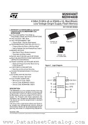 M29W400T-150N5TR datasheet pdf ST Microelectronics