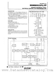 M6M80021P datasheet pdf Mitsubishi Electric Corporation