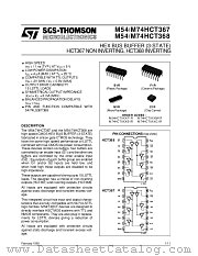 M54HCT368F1R datasheet pdf ST Microelectronics
