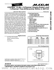 MAX1288EKA-T datasheet pdf MAXIM - Dallas Semiconductor