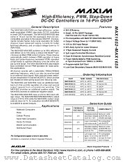MAX1655EEE datasheet pdf MAXIM - Dallas Semiconductor