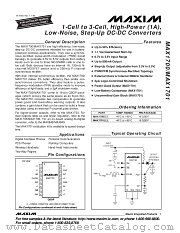 MAX1700EEE datasheet pdf MAXIM - Dallas Semiconductor