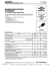 MJE127 datasheet pdf ON Semiconductor
