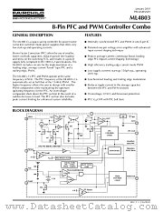 ML4803IP-2 datasheet pdf Fairchild Semiconductor