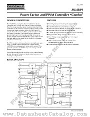ML4819CP datasheet pdf Fairchild Semiconductor
