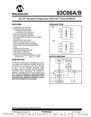 93C66BEP datasheet pdf Microchip