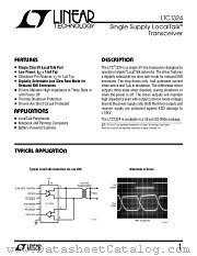 LTC1324CN datasheet pdf Linear Technology