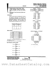 SN54S04W datasheet pdf Texas Instruments