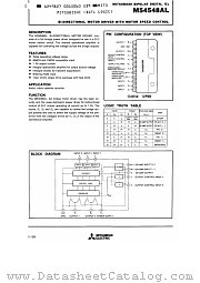 M54548 datasheet pdf Mitsubishi Electric Corporation