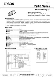 7910 datasheet pdf Seiko Instruments Inc